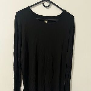 WonderWink underscrub Black Long Sleeve Women's Top